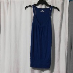 GUC American Eagle V Neck Royal Blue Tank Top